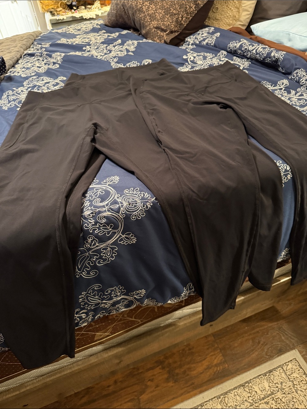 High-Rise Black Stretch Leggings for Women